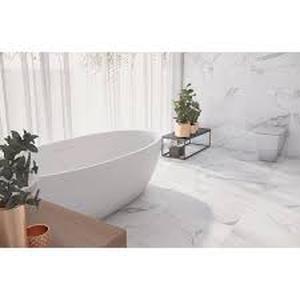 22 Boxes of ELIANE Donchez White Calacatta Matte 24 in. x 24 in. Glazed Porcelain Stone Look Floor and Wall Tile (19.38 sq. ft.case)  Customer Returns See Pictures