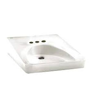 Wheelchair Users Wall-Mounted Bathroom Sink in White by American Standard    Customer Returns See Pictures