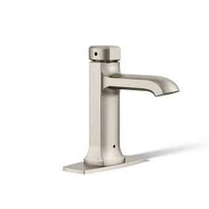 KOHLER Rubicon Battery Powered Touchless Single Hole Bathroom Faucet in Vibrant Brushed Nickel   Customer Returns See Pictures