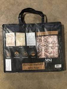 MSI Machine Washable Area Rug   Customer Returns See Pictures