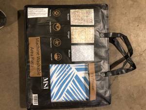 MSI Machine Washable Area Rug Customer Returns See Pictures