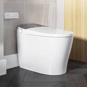 HOROW Tankless Elongated Smart Toilet Bidet in White with Auto Flush, Heated Seat, Warm Air Dryer, Bubble Infusion Wash Customer Returns See Pictures