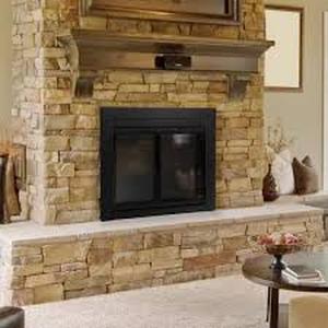 Pleasant Hearth Alpine Small Glass Fireplace Doors Customer Returns See Pictures