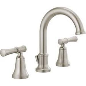 Delta Chamberlain 8 in. Widespread 2-Handle Bathroom Faucet in SpotShield Brushed Nickel  Customer Returns See Pictures