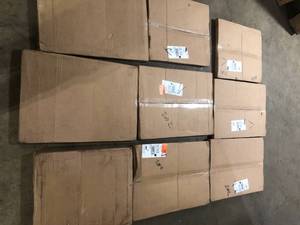 Lot of Hampton Bay Custom Unfinished Cabinet Door     Customer Returns See Pictures