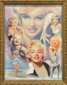 lot 411 image: Marilyn by Wishum Gregory Framed Artwork