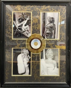 lot 412 image: Marilyn Monroe A Heat Wave Gold Record Collage