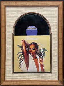 lot 415 image: Diana Ross Framed Vinyl Record Display