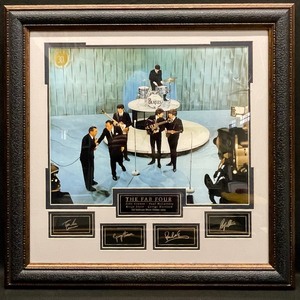 lot 421 image: The Beatles Ed Sullivan Show Framed Memorabilia - $200 - $500