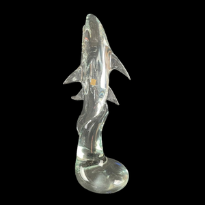 lot 302 image: Murano Glass Shark Sculpture by Zanetti  Auction Estimate $800 - $1,600