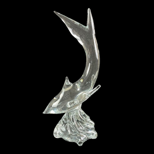 lot 305 image: Murano Glass Dolphin Sculpture - $250 - $600