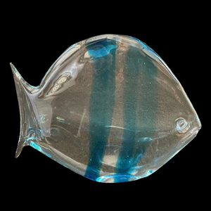 lot 308 image: Oggetti Murano Glass Fish Sculpture - $150 - $400