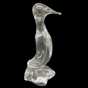 lot 324 image: Daum France Crystal Penguin Sculpture