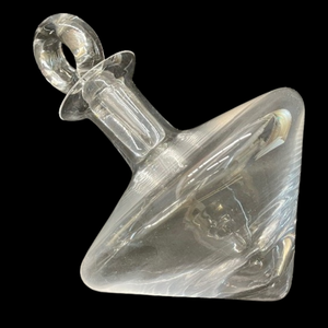 lot 326 image: Murano Heart-Shaped Decanter