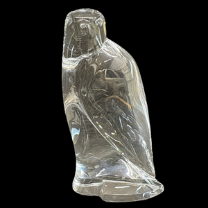 lot 339 image: Val St. Lambert Crystal Eagle Sculpture