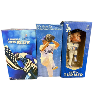 lot 495 image: Chicago Cubs & Los Angeles Dodgers Bobblehead Set