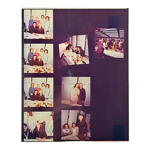 lot 45 image: Johnny Cash Candid Birthday Original Contact Photo Sheet  Sheet 2 $10,000 Estimate