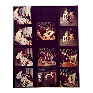 lot 46 image: Johnny Cash Candid Birthday Original Contact Photo Sheet  Sheet 3 $10,000 Estimate