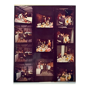 lot 47 image: Johnny Cash Candid Birthday Original Contact Photo Sheet  Sheet 4 $10,000 Estimate