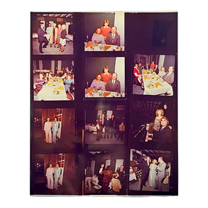 lot 51 image: Johnny Cash Candid Birthday Original Contact Photo Sheet  Sheet 8 $10,000 Estimate