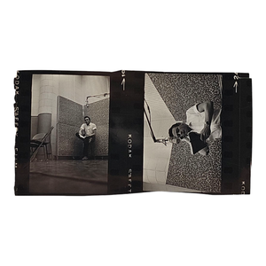 lot 55 image: Rare Original Johnny Cash Columbia Studios 1961&nbspContact Photo Sheet Segment (Photographer Leigh Wiener) - 3 $4,000 - $6,000 Estimate 