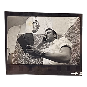 lot 56 image: Rare Original Johnny Cash Columbia Studios 1961&nbspContact Photo Sheet Segment (Photographer Leigh Wiener) - 4 $3,500 - $5,000 Estimate 