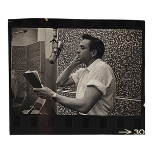lot 57 image: Rare Original Johnny Cash Columbia Studios 1961&nbspContact Photo Sheet Segment (Photographer Leigh Wiener) - 5 $3,500 - $5,000 Estimate 