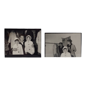 lot 70 image: Two Original Johnny Cash Contact Photo Segment with Wife and Daughters $4,000 - $7,000 Estimate 