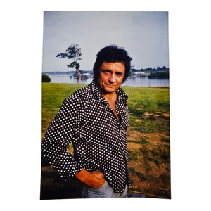 lot 86 image: Johnny Cash Original Photograph  1975 $2,500 - $4,000 Estimate 