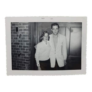 lot 81 image: Johnny Cash with Fan  Original 1957 Photograph $2,500 - $4,000 Estimate 