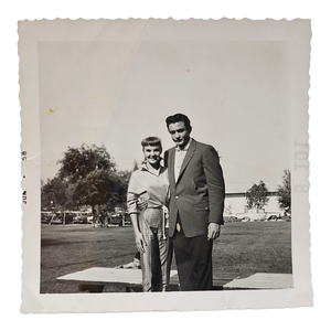 lot 80 image: Johnny Cash with Singer Molly Bee  Original 1958 Photograph $2,000 - $3,500 Estimate 