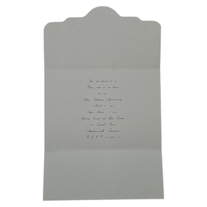 lot 121 image: Johnny & June Carter Cash 25th Anniversary Invitation  March 2, 1993