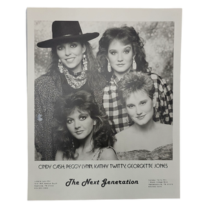 lot 150 image: The Next Generation Promo Photo  Cindy Cash, Peggy Lynn, Kathy Twitty, Georgette Jones  8 x 10