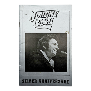 lot 167 image: Johnny Cash Silver Anniversary Fan Club Booklet