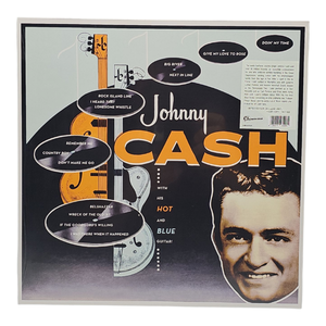 lot 207 image: Johnny Cash  With His Hot and Blue Guitar  2022 Destination Moon Limited Clear Vinyl  Sealed & Hand-Numbered #363500