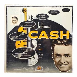 lot 203 image: Rare, Sealed Johnny Cash  With His Hot and Blue Guitar (Sun LP 1220)  First Pressing Debut Album $1,200$1,800 Estimate