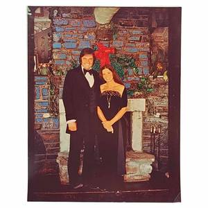 lot 177 image: Johnny and June Carter Cash Original Christmas Photograph