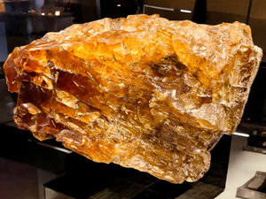lot 0A image: Heavens Flame - The Crown Jewel of Natural History The Worlds Finest Known Translucent Amber Specimen $5M - $10M Auction Estimate VIDEO