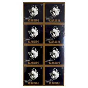 lot 187 image: Johnny Cash CASH Promo Poster Sheet 17 x 14.5  Family Copy with the Original Mailing Tube $800 - $1,600 Estimate