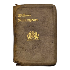 lot 300E image: Cindy Cash Owned  Miniature William Shakespeare Taming of the Shrew Leather-Bound Book $100 - $200 Estimate