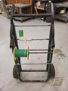 lot 18 image: Greenlee 9510 Wire Spool Cart, 181 kg Capacity, Pneumatic Wheels
