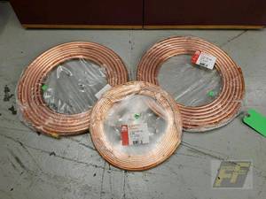lot 47 image: Mueller Streamline Refrigeration Tube Coils, 12 & 14 O.D., 50 Length