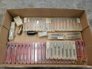 lot 96 image: FS Tool & Leuco Router Bits Assortment, Made in Italy, Various Models