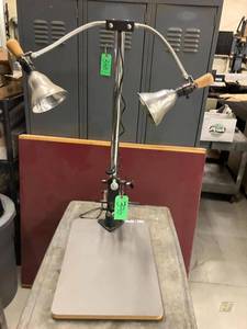 lot 115 image: Testrite CS-3 Copy Stand with Adjustable Lamps, Made in USA