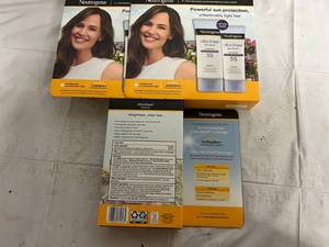 lot 284 image: 3 x 2ct Packs of Neutogena SPF 55 Sunscreen