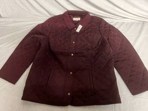 lot 80 image: Talbots Womens Quilted Jacket - XL