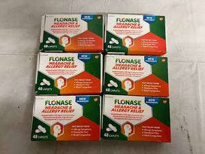 lot 88 image: 6 Boxes of Flonase Headache & Allergy Relief