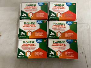 lot 89 image: 6 Boxes of Flonase Headache & Allergy Relief