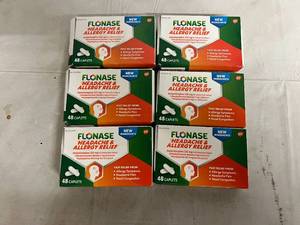 lot 91 image: 6 Boxes of Flonase Headache & Allergy Relief