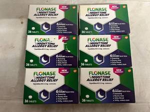 lot 92 image: 6 Boxes of Flonase Nighttime Allergy Relief
